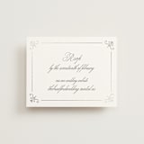 "toulomotiri" - Foil-Pressed RSVP Online Enclosure Cards in Sugar by chocomocacino - Front