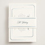 "othellolagkage" - Foil-Pressed RSVP Online Enclosure Cards in Pearl by chocomocacino - Assembled with Belly Band