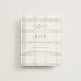 "salt and ivory" - Foil-Pressed RSVP Online Enclosure Cards in Belair by Grae - Front