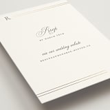 "Elencourt" - Foil-Pressed RSVP Online Enclosure Cards in Quartz by Jelena Vuletic - Detail