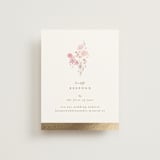 "meadow cross" - Foil-Pressed RSVP Online Enclosure Cards in Spring by Phrosné Barwood - Front