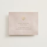 "Shraddha" - Foil-Pressed RSVP Online Enclosure Cards in Celestial by Deynaaz Daraei - Front