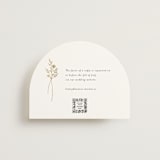 "Wildflower" - Foil-Pressed RSVP Online Enclosure Cards in Cotton by Jennifer Postorino - Front