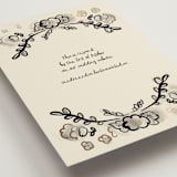 "Santa Catalina" - Foil-Pressed RSVP Online Enclosure Cards in Ink Wash by Ani Somi - Detail