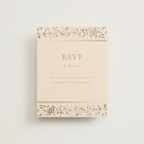 "Esther's garden" - Foil-Pressed RSVP Online Enclosure Cards in Ivory by Jennifer Wick - Front