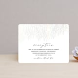 "Sparkle + Shine" - Gloss-Press® Reception Card in Silk by Kristie Kern - Front