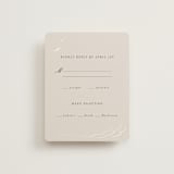 "Kumamoto" - Gloss-Press® RSVP Cards in Pearl by Ani Somi - Front