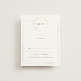 "Little Wreath" - Gloss-Press® RSVP Cards in Pearl by Phrosné Barwood - Front