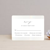 "Sparkle + Shine" - Gloss-Press® RSVP Cards in Silk by Kristie Kern - Front