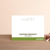 "Landscape" - Gloss-Press® RSVP Cards in Iridescent Pearl by Minted - Front