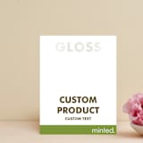 "Landscape" - Gloss-Press® RSVP Cards in Iridescent Pearl by Minted - Front