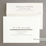 "Golden Rehearsal" - Rehearsal Dinner Invitations in Gold by Lehan Veenker - FREE Recipient Addressing