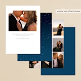 "The Night Before" - Rehearsal Dinner Invitations in Nightfall by Lea Delaveris - Back of Card Options