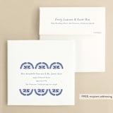 "Talavera" - Rehearsal Dinner Invitations in Azure by Lagniappe Paper - FREE Recipient Addressing