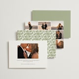 "Olive Branch Framed" - Rehearsal Dinner Invitations in Lime by Alethea and Ruth - Back of Card Options