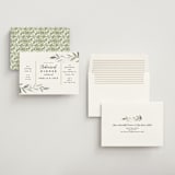 "Olive Branch Framed" - Rehearsal Dinner Invitations in Lime by Alethea and Ruth - Assembled