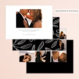 "Timeless" - Rehearsal Dinner Invitations in Taupe by Leah Bisch - Back of Card Options