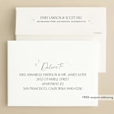 "The Happy Couple" - Rehearsal Dinner Invitations in Cotton by Robert and Stella - FREE Recipient Addressing