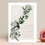 "Watermark" - Rehearsal Dinner Invitations in Cypress by Kaydi Bishop - Front