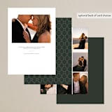 "Watermark" - Rehearsal Dinner Invitations in Cypress by Kaydi Bishop - Back of Card Options