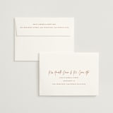 "Marked" - Rehearsal Dinner Invitations in Rust by JoAnn Jinks - FREE Recipient Addressing