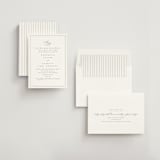 "Overlapping" - Rehearsal Dinner Invitations in Cotton by Amy Kross - Assembled