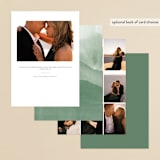 "Over the mountains" - Rehearsal Dinner Invitations in Fern by Helen Halik - Back of Card Options