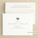 "Over the mountains" - Rehearsal Dinner Invitations in Fern by Helen Halik - FREE Recipient Addressing