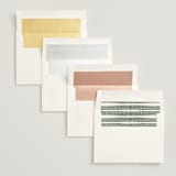 "Block Print Frame" - Rehearsal Dinner Invitations in Fern by Katharine Watson - Envelope Liner Options