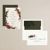 "poetique" - Rehearsal Dinner Invitations in Autumn by Kate Ahn - Assembled