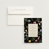 "A Botanical Event" - Rehearsal Dinner Invitations in Night by Chris Griffith - Invitation with Envelope