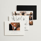 "sophisticate" - Rehearsal Dinner Invitations in Silk by Jennifer Postorino - Back of Card Options