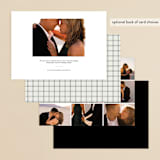 "eat, drink and rehearse" - Rehearsal Dinner Invitations in Titanium by Shirley Lin Schneider - Back of Card Options