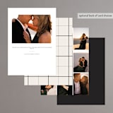 "Classic Welcome" - Rehearsal Dinner Invitations in Sand by Inkblot Design - Back of Card Options