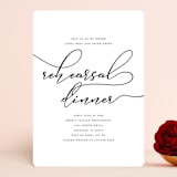 "Elegant" - Rehearsal Dinner Invitations in Spring by Laura Hamm - Front