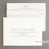"Forward" - Rehearsal Dinner Invitations in Beach by Owl and Toad - FREE Recipient Addressing