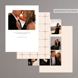 "Flourished Rehearsal" - Rehearsal Dinner Invitations in Champagne by Carolyn MacLaren - Back of Card Options