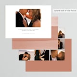 "Let's Rehearse" - Rehearsal Dinner Invitations in Brick by Shannon Chen of Four Wet Feet Studio - Back of Card Options