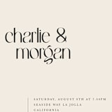 "clean display" - Rehearsal Dinner Invitations in Ivory by Cass Loh - Detail