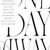 "A Day Away" - Rehearsal Dinner Invitations in Cloud by Baumbirdy - Detail