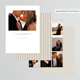 "Modern Stack" - Rehearsal Dinner Invitations in Sand by Robert and Stella - Back of Card Options