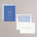 "bluebell dinner" - Rehearsal Dinner Invitations in Bluebell by Bramble Studio - Assembled