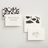 "Effortless" - Rehearsal Dinner Invitations in Comfort by letterfix - Assembled