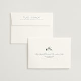 "Initial" - Rehearsal Dinner Invitations in Porcelain by Jennifer Postorino - FREE Recipient Addressing