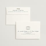 "Time to Dine" - Rehearsal Dinner Invitations in Porcelaine by Paper Sun Studio - FREE Recipient Addressing