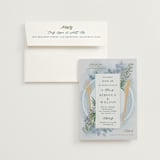 "Time to Dine" - Rehearsal Dinner Invitations in Porcelaine by Paper Sun Studio - Invitation with Envelope