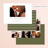 "Annie" - Rehearsal Dinner Invitations in Sage by Stephanie Hawkes - Back of Card Options