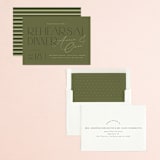 "Annie" - Rehearsal Dinner Invitations in Sage by Stephanie Hawkes - Assembled