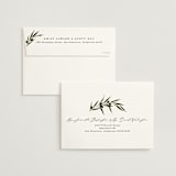 "Olivier" - Rehearsal Dinner Invitations in Creme by Kate Ahn - FREE Recipient Addressing
