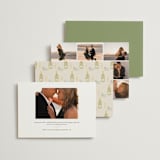 "Dining" - Rehearsal Dinner Invitations in Olive by Elly - Back of Card Options